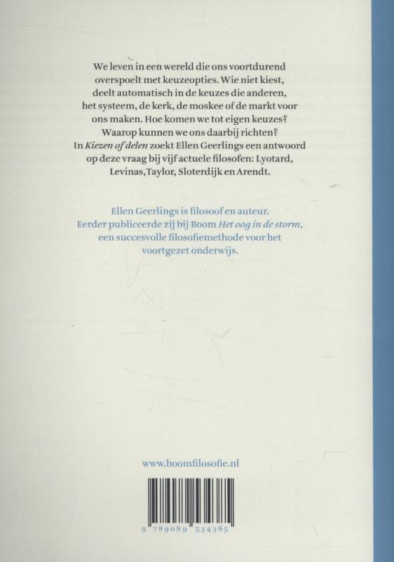 Kiezen of delen Kiezen of delen achterkant