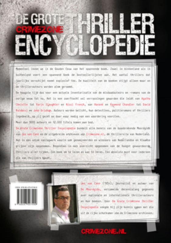 Grote Crimezone Thriller Encyclopedie achterkant