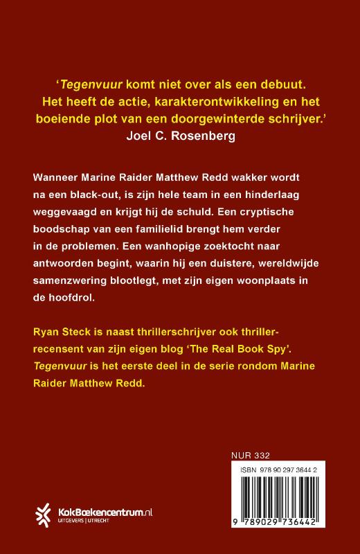 Tegenvuur / Matthew Redd / 1 achterkant