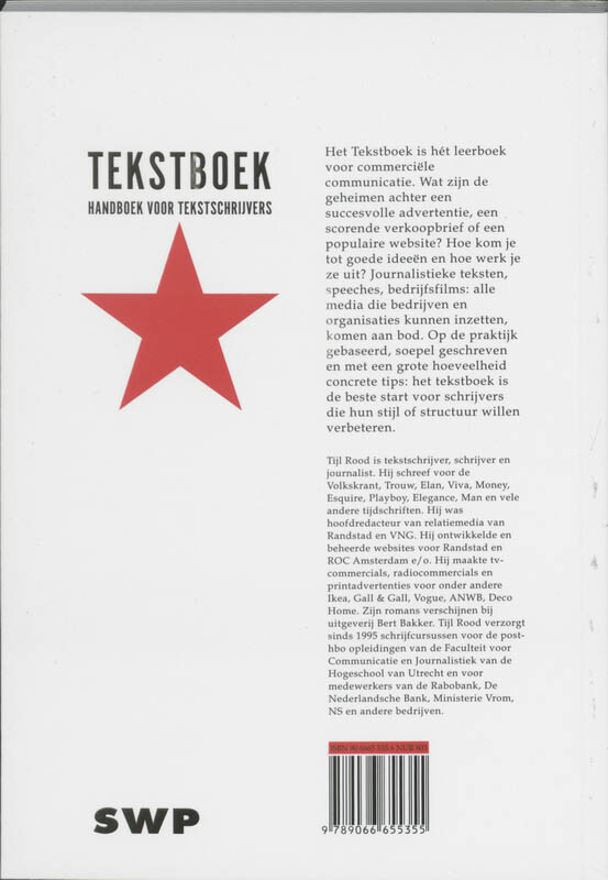 Tekstboek achterkant