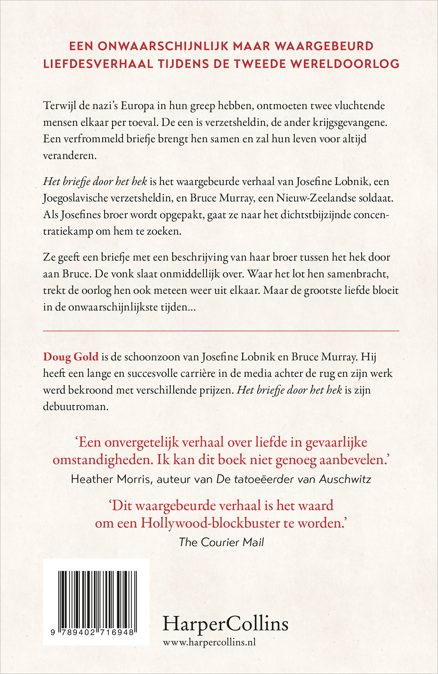 Het briefje door het hek achterkant