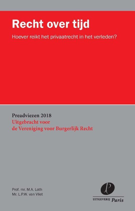 Preadviezen VBR  -   Recht over tijd