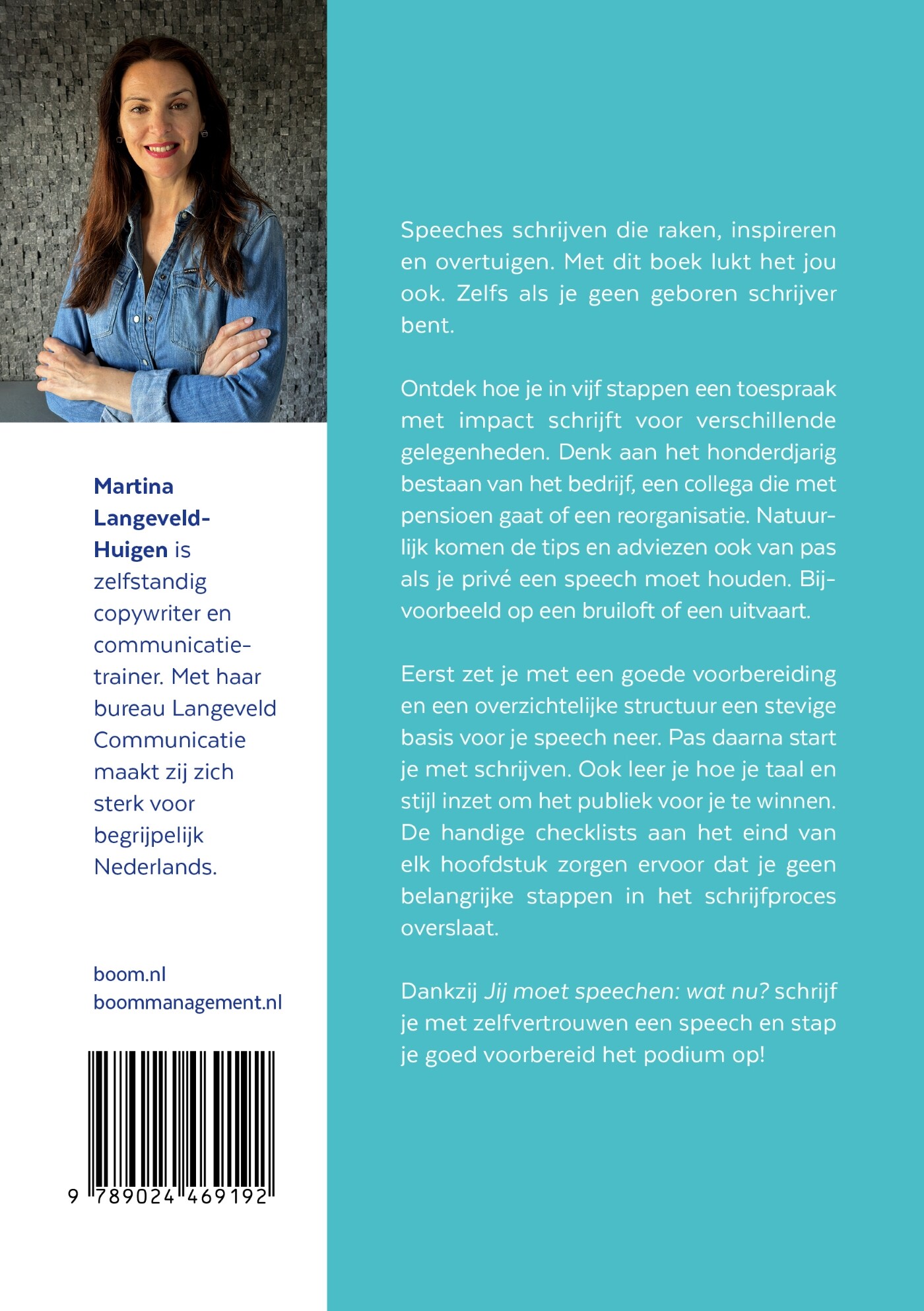 Jij moet speechen : wat nu? achterkant