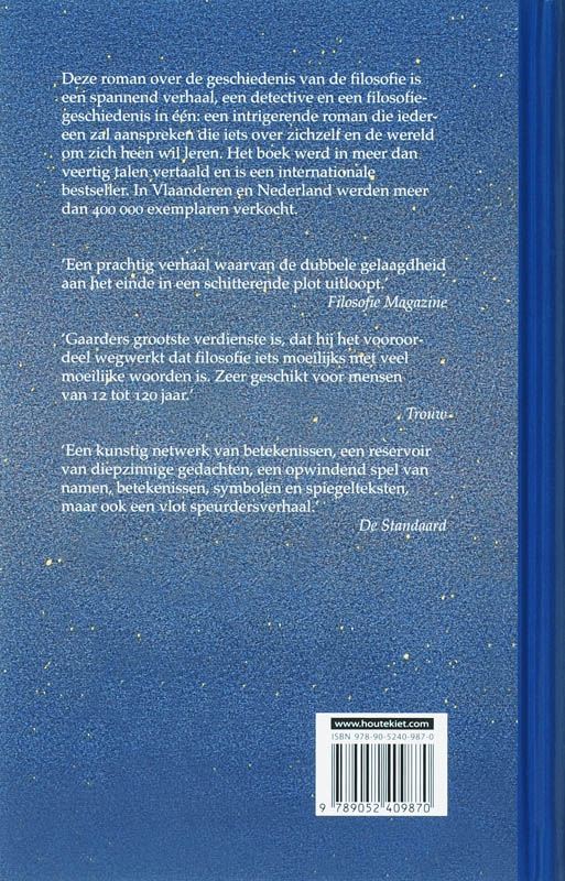 De wereld van Sofie De wereld van Sofie achterkant