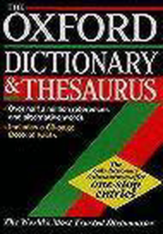 Oxford Dictionary & Thesaurus Reissue C