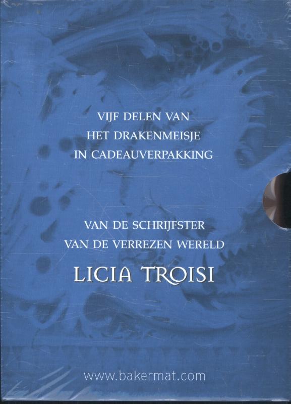 Het drakenmeisje  -   Drakenmeisje cadeaubox achterkant