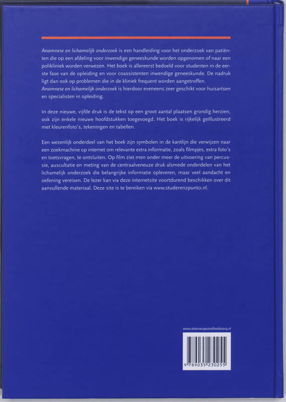 Anamnese en lichamelijk onderzoek achterkant