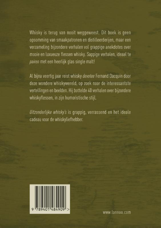 Uitzonderlijke whisky's achterkant