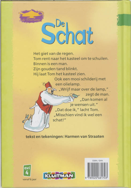 De schat / De Toverlamp achterkant