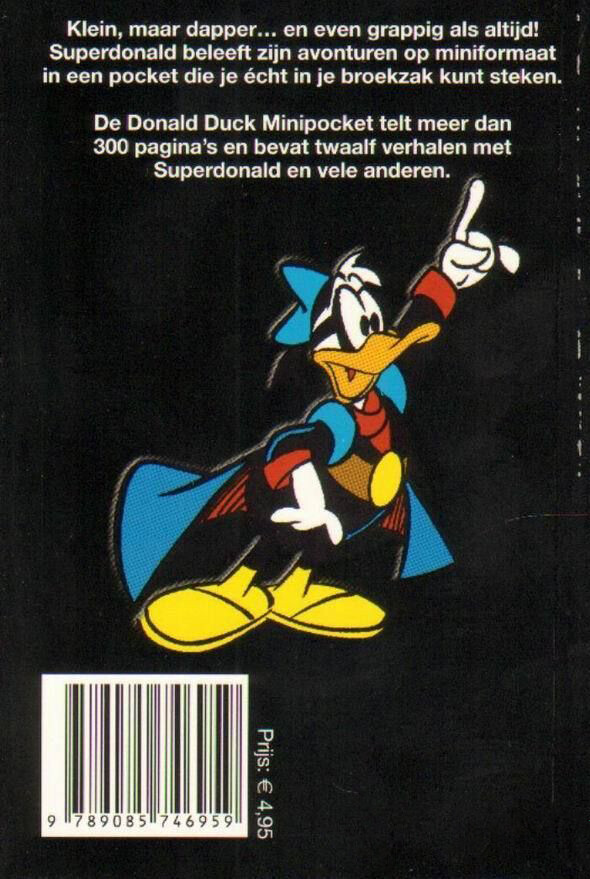 Donald Duck mini pocket 11 / Donald Duck mini pocket / 11 achterkant