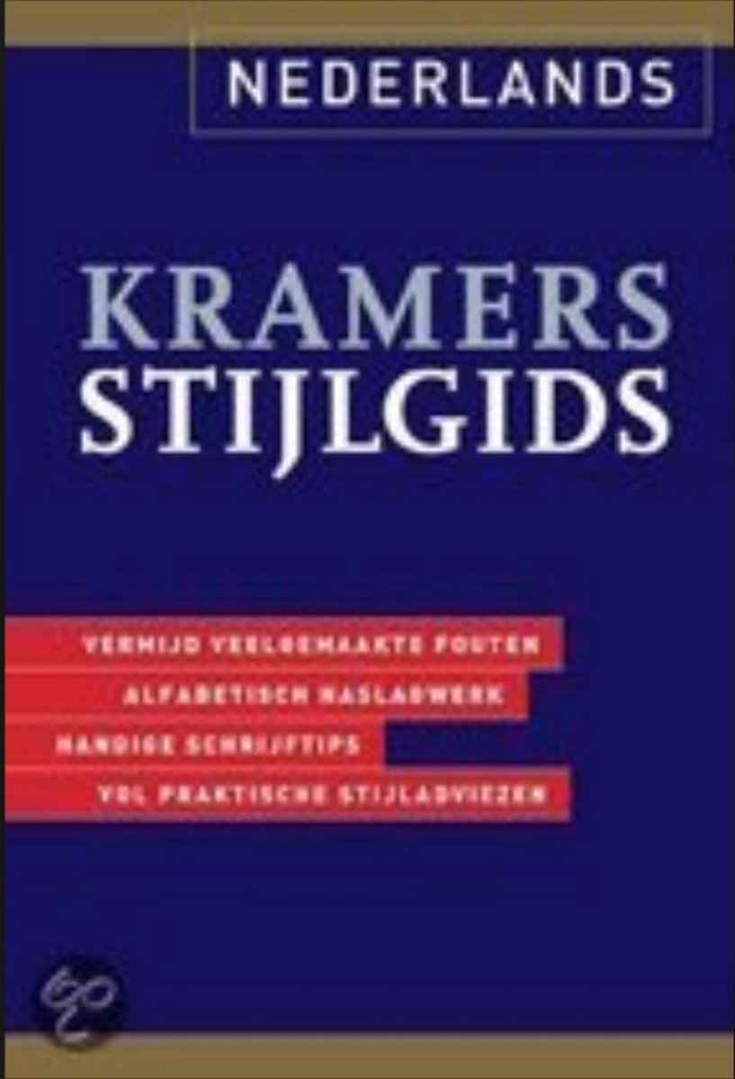 Kramers Stylgids Nederlands