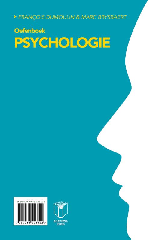 Oefenboek Psychologie Oefenboek Psychologie achterkant