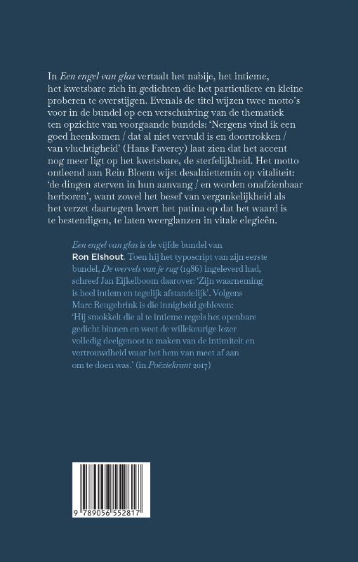 Een engel van glas achterkant