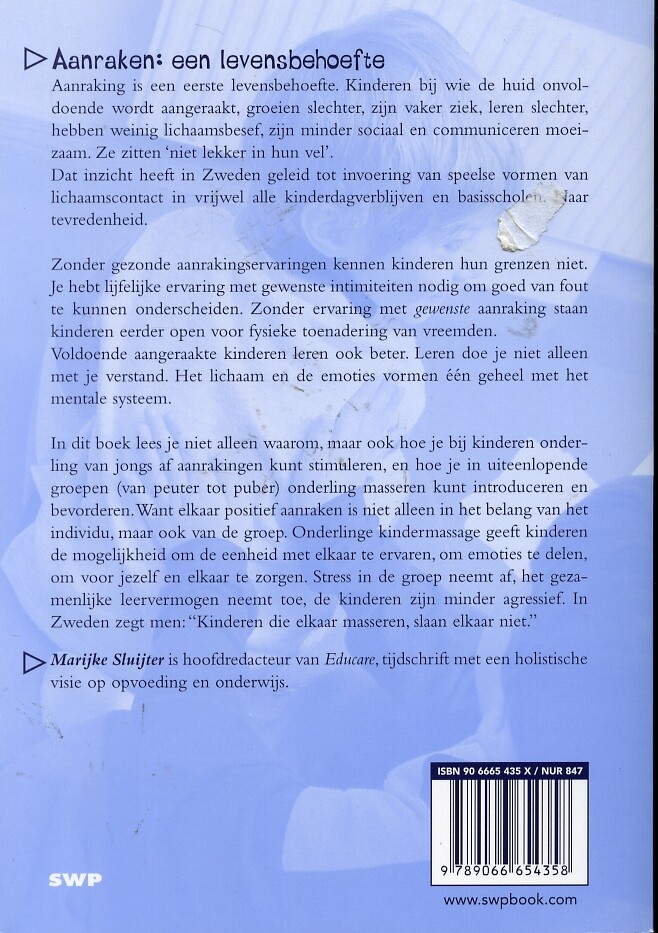 Aanraken achterkant
