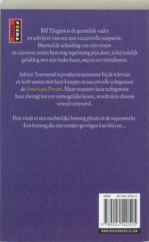 Hartslag / Poema roman achterkant