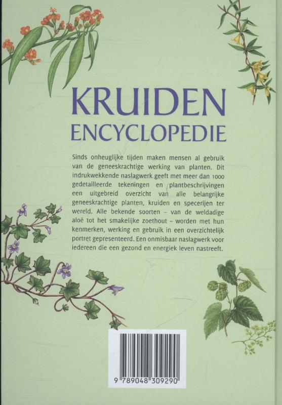 De kruidenencyclopedie achterkant