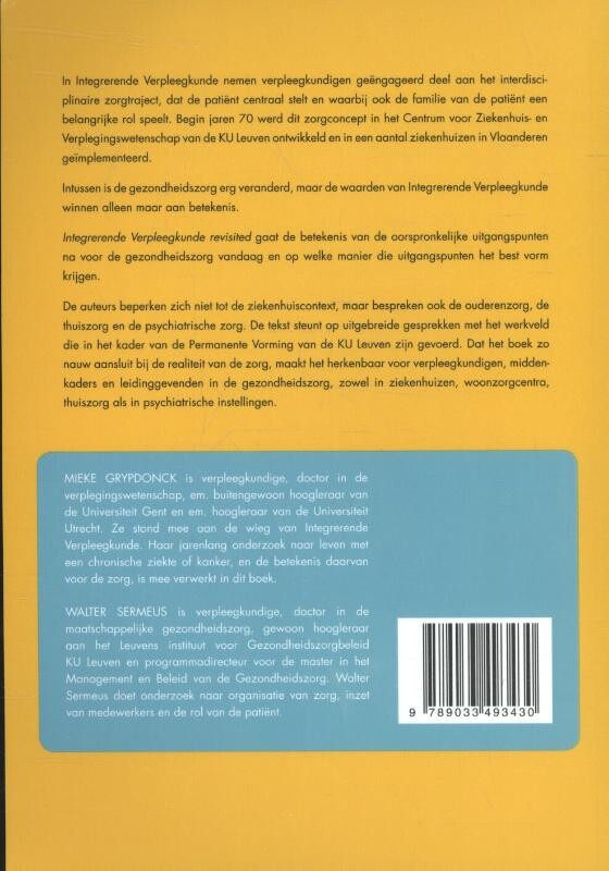 Integrerende verpleegkunde revisited achterkant