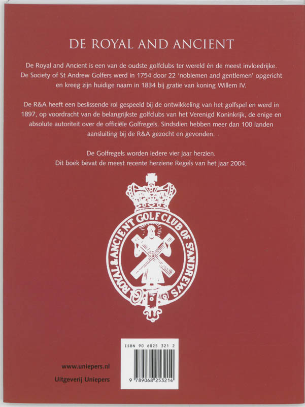 Golfregels uitgelegd met honderd illustraties / 2004 achterkant