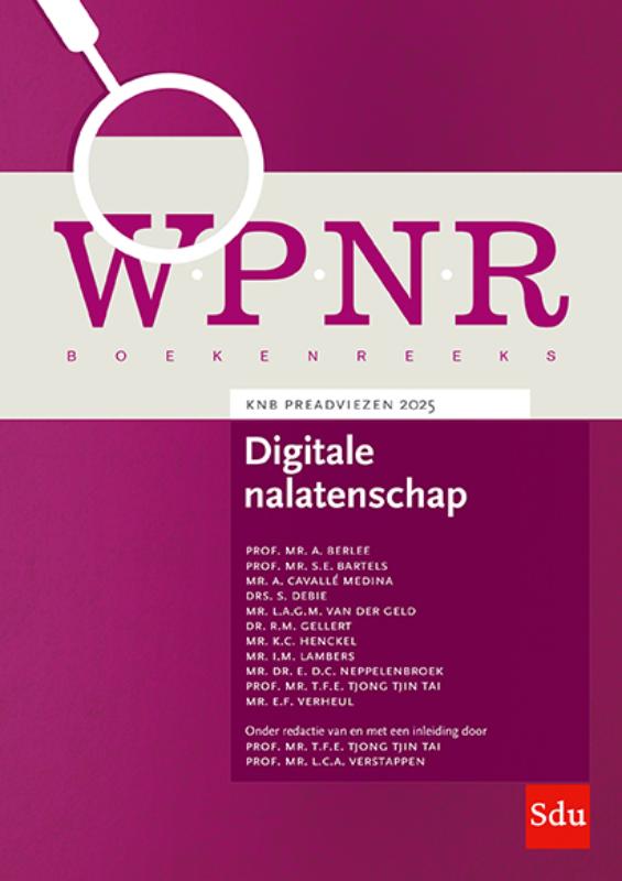 Digitale nalatenschap / WPNR Boekenreeks / Deel 18