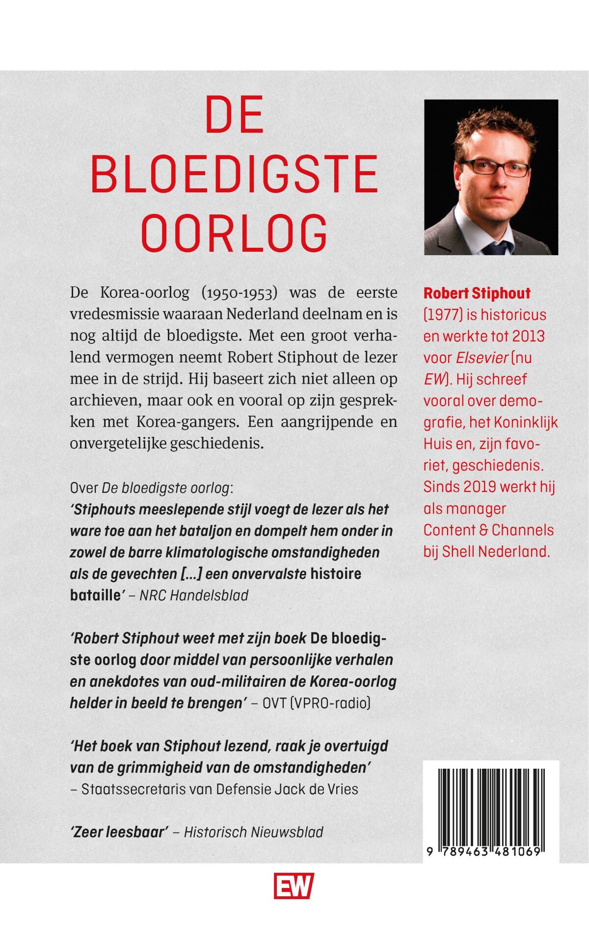 de Bloedigste Oorlog / EW Boeken achterkant