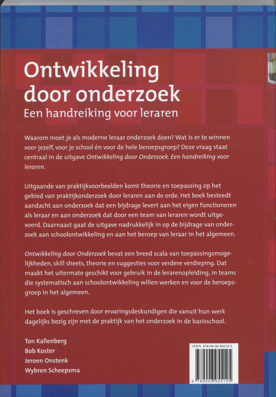 Ontwikkeling door onderzoek Ontwikkeling door onderzoek achterkant