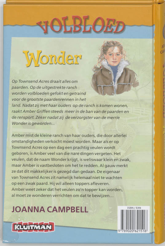 Wonder / Volbloed Wonder / Volbloed achterkant