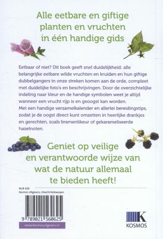 Eetbare en giftige wilde planten achterkant