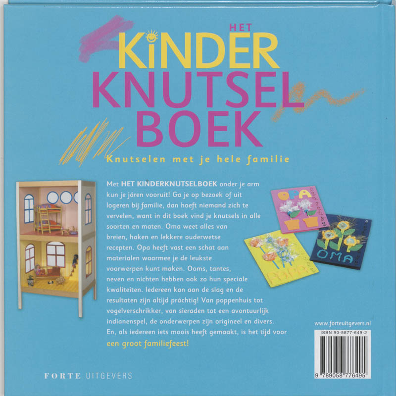 Het kinderknutselboek Het kinderknutselboek achterkant