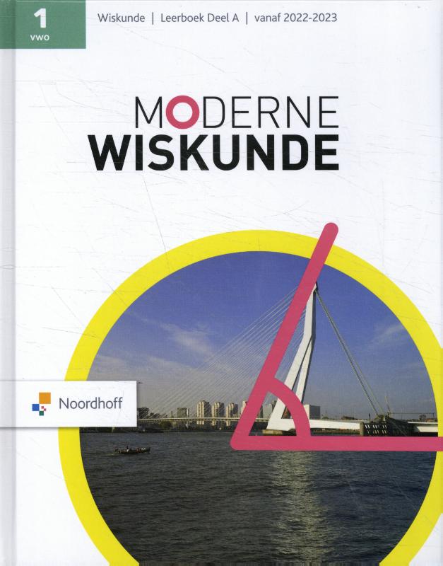 Moderne Wiskunde deel a vwo 1 2022-20223 leerboek