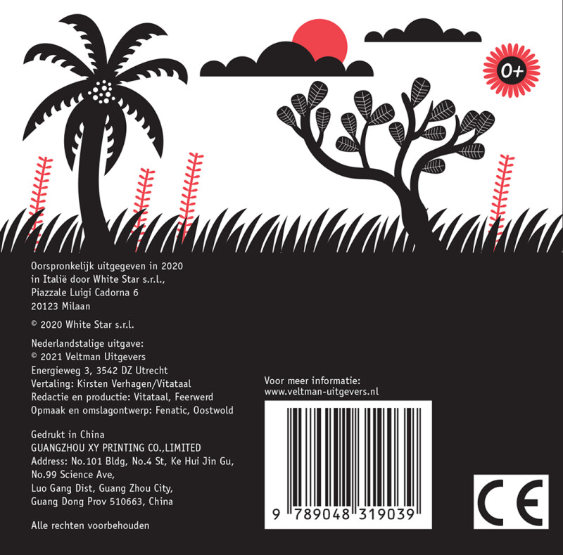 Kleine Zebra achterkant