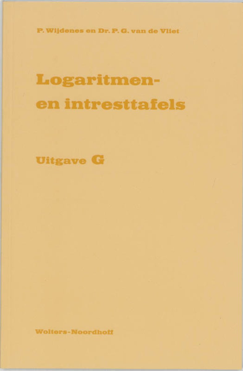 Logaritmen- en intresttafels