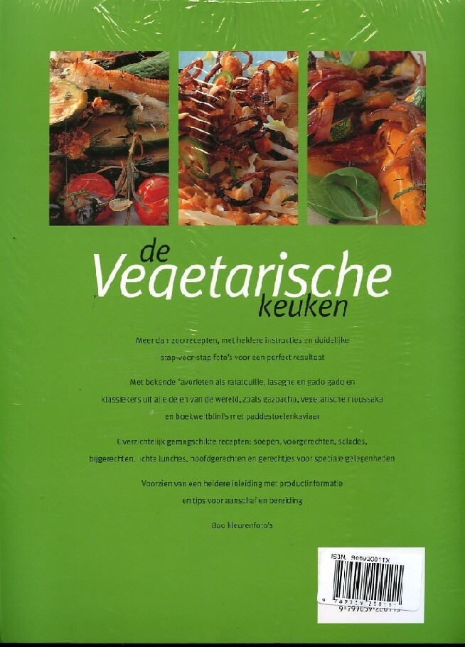 De vegetarische keuken achterkant