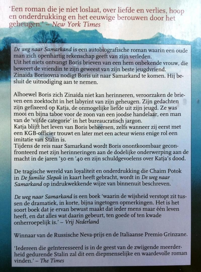 WEG NAAR SAMARKAND achterkant