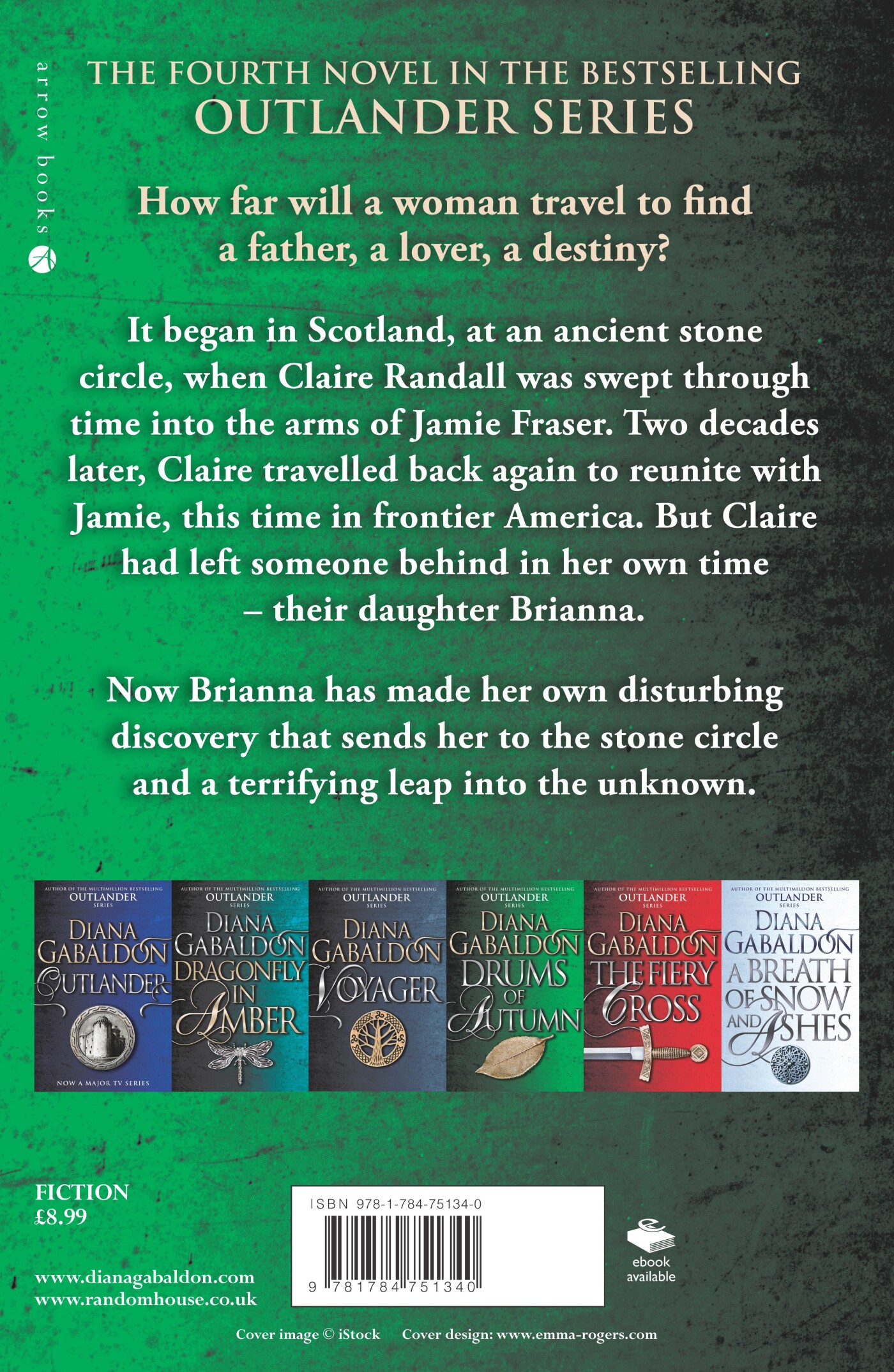 Drums of autumn / The outlander saga / 4 achterkant