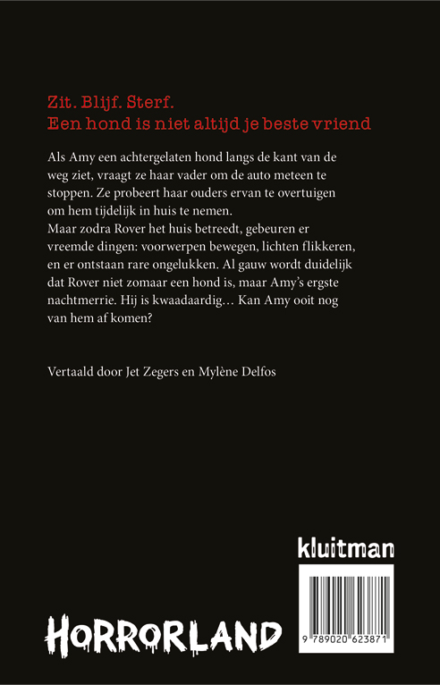 Bloedhond / Horrorland achterkant