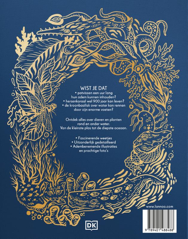 Het dikke boek van alles wat leeft in het water / Het dikke boek achterkant