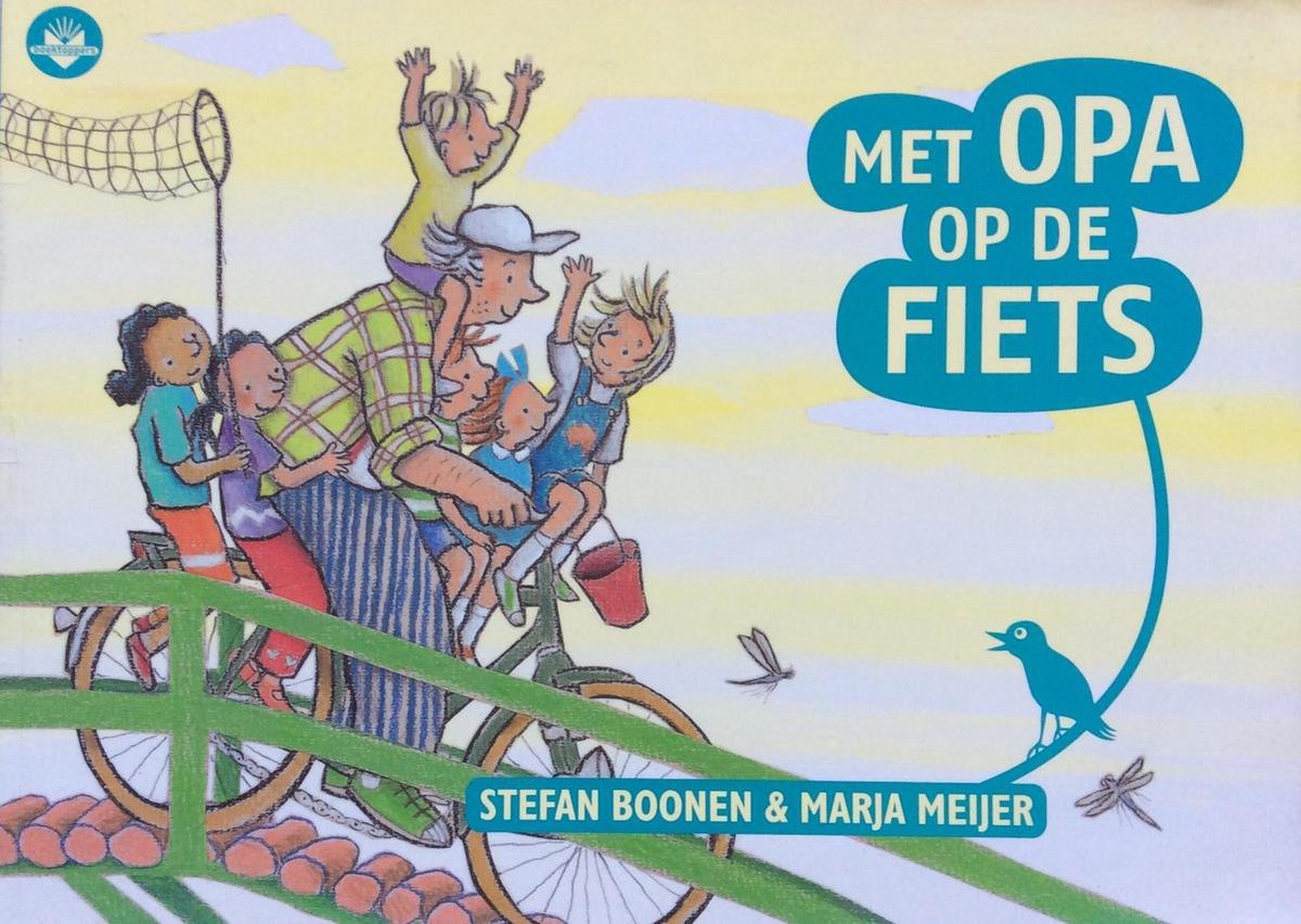 Met opa op de fiets