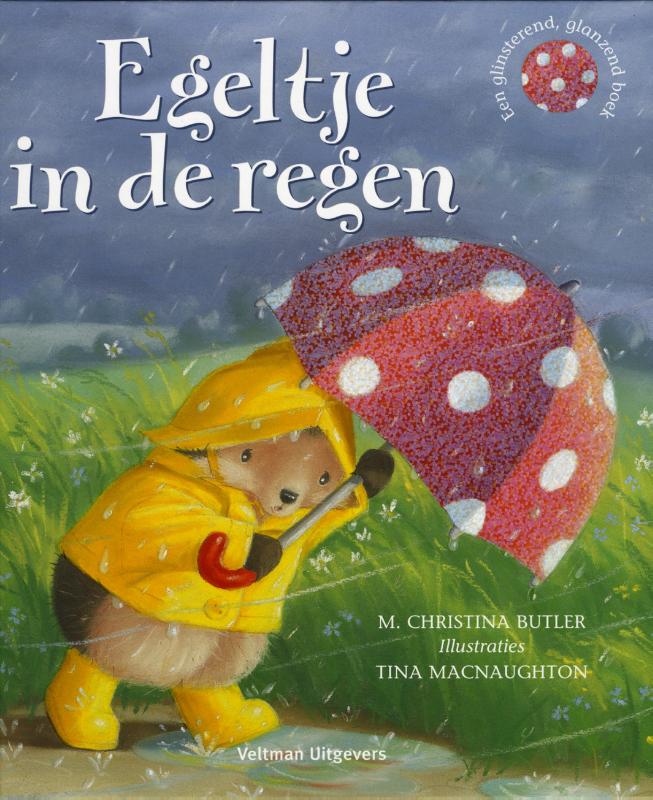 Egeltje in de regen