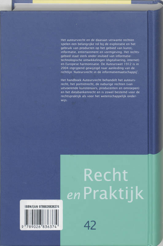 Auteursrecht / Recht en praktijk / 42 achterkant