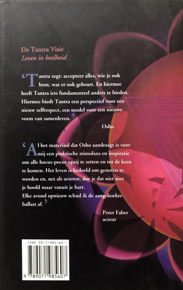 TANTRA VISIE, DE achterkant
