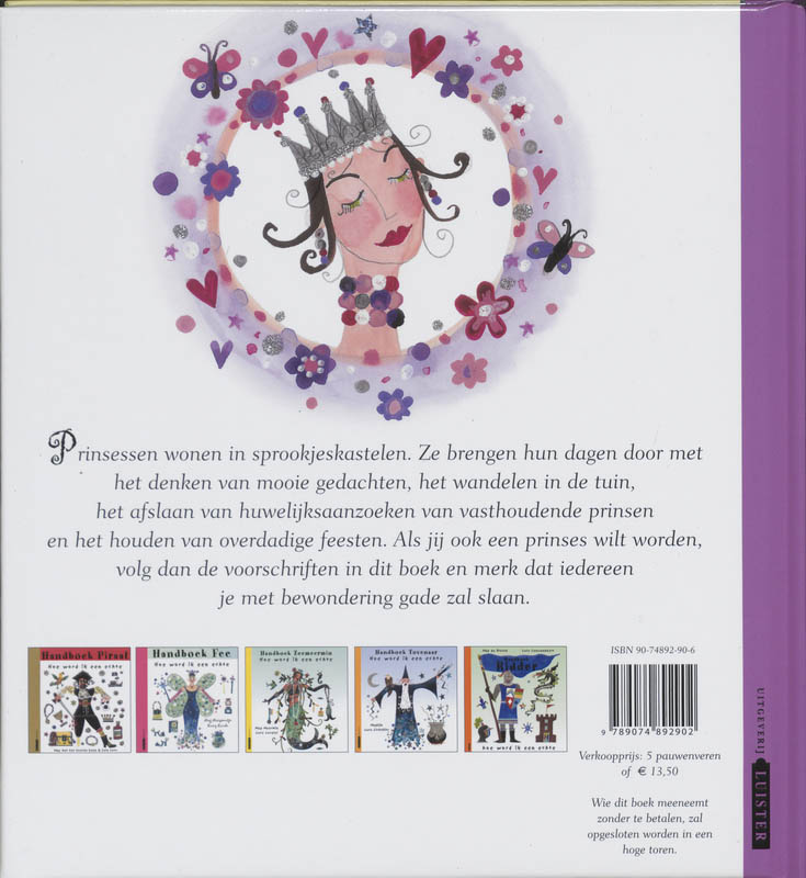 Handboek Prinses Hoe Word Ik Een Echte achterkant