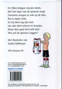 Een knal tegen de bal / De Effies achterkant