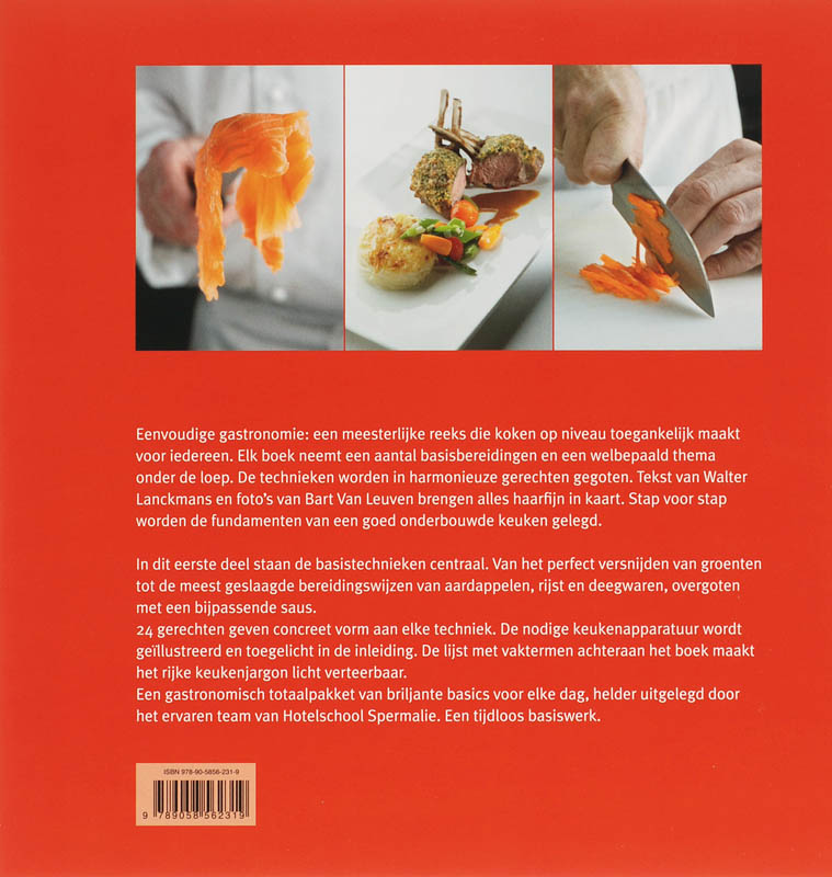 Eenvoudige gastronomie met Hotelschool Spermalie / 1 / Culinaire verfijning met Hotelschool Spermalie / 1 achterkant