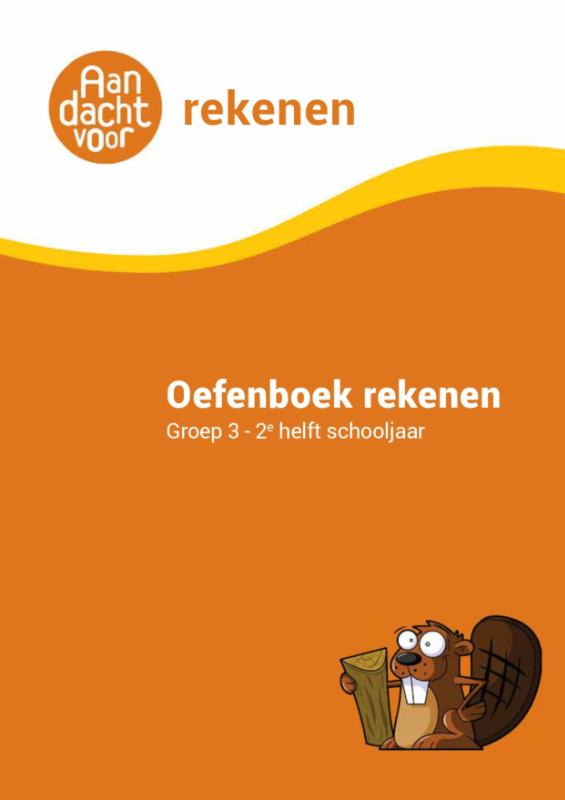 boekenbalie_9789490988326_cover Rekenen / groep 3 2e helft schooljaar / Oefenboek / Aandacht voor Rekenen