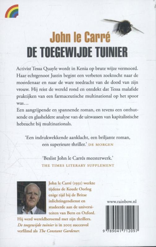 De toegewijde tuinier achterkant