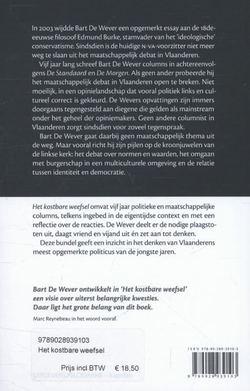 Het kostbare weefsel achterkant