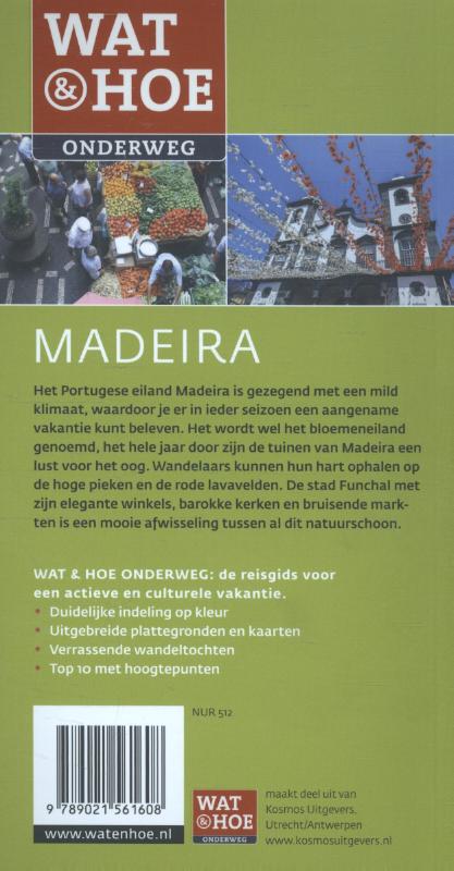 Madeira / Wat en Hoe Onderweg achterkant