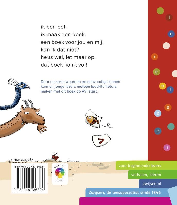 Leren lezen AVI start  -   een boek voor jou en mij achterkant