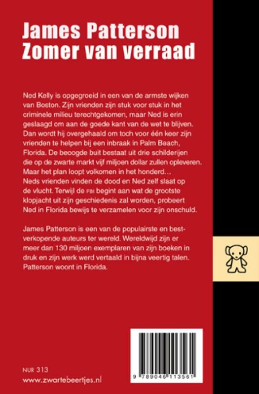 Zomer van verraad / Zwarte beertjes / 3458 achterkant