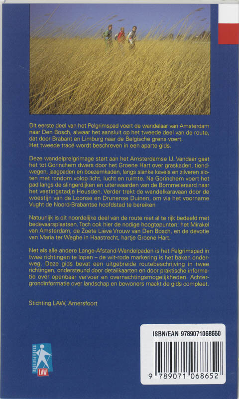 Pelgrimspad / 1 Door het groene hart / Lange-Afstand-Wandelpad achterkant